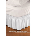 Wholesale White Cheap Cotton Hotel Fitted Sheet Bed Skirt